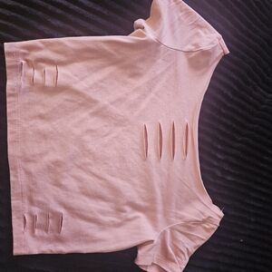 Pink stretchy top